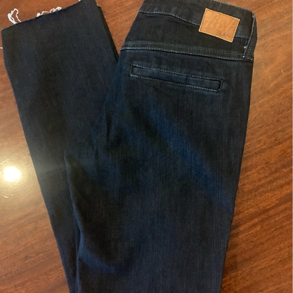 NWOT DISH “Trixie” RawHem Jeans 27/34